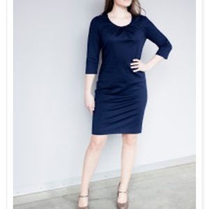 Hugo Boss Dresses - Hugo Boss 3/4 sleeve navy dress Hugo Boss Dresses - Hugo Boss 3/4 sleeve navy dress